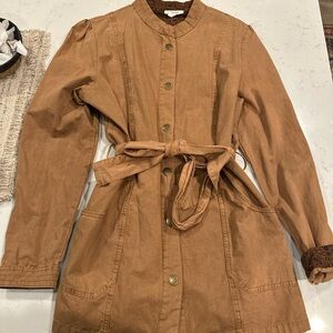 Maurices Brown Trench Coat with Belt